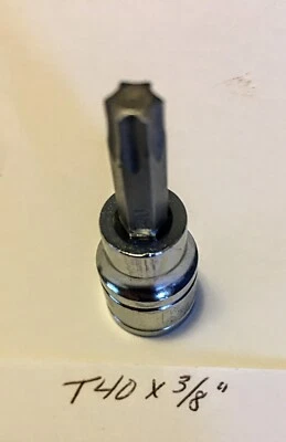 Kobalt T40 x 3/8" Dr Star Bit Socket 338206  Free Shipping - Image 1 of 2