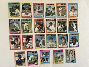 1975 Topps NEW YORK METS Complete TEAM Set RUSTY STAUB Torre Tom SEAVER McGraw - Picture 1 of 3