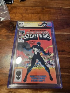 Marvel Super Heroes Secret Wars #8 CGC 9.0 Firmado SS John Beatty Páginas Blancas - Imagen 1 de 7