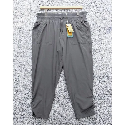 Pantalones Capri Prana Midtown Talla M Yoga Gimnasio Entrenamiento Senderismo Gris Ligero Nuevos con Etiquetas Foto 1 de 4