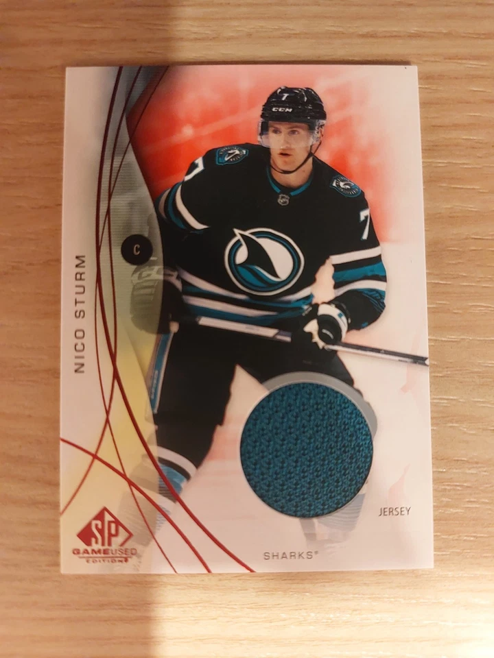 Nico Sturm Jersey Patch SP Game Used Red 2024-2025 88 San Jose Sharks  - Image 1 of 2