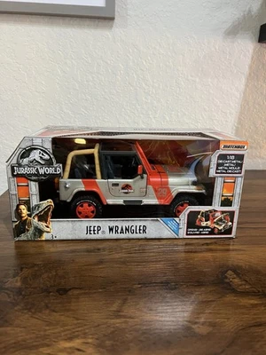 Mattel Matchbox 1:18 Jurassic World Jurassic Park Jeep Wrangler 29 MISB Rare New - Image 1 of 4