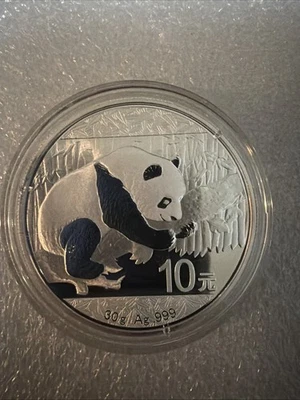 2016 Chinese Panda 30 Gram Silver Coin - In Capsule - Image 1 of 2