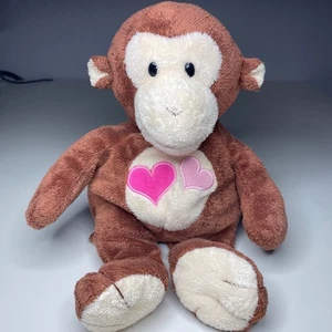 Ty Pluffies Lovesaffe Plüsch Valentinstag Herz baumelt Stofftier 2010 - Bild 1 von 10