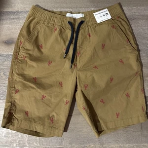 Herren Paper Denim & Stoff Shorts mit Hummer Größe Small zum Überziehen - Bild 1 von 9