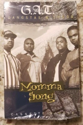 G.A.T. Gangstas & Thugs Momma Song 1995 Cassette tape Single rap r&b Sealed  - Image 1 of 2