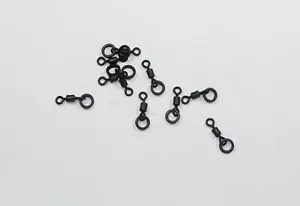 Gancio girevole micro flessibile taglia 22, mini anello girevole gancio da pesca alla carpa, Ta terminale - Foto 1 di 9