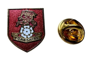 YORKSHIRE REGIMENT Metal Pin Badge M082 BRITISH MILITARY ARMY - Picture 1 of 1