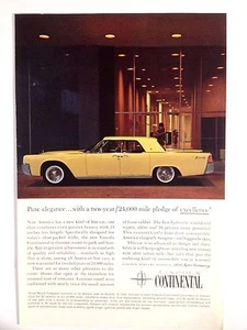 1961 Lincoln Continental 4 Door Print Ad - Picture 1 of 2