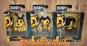 Juego De 3 Figuras Vinilo Bendy Allison & Tom 2.5" BENDY AND THE INK MACHINE ¡LEER!! - Imagen 1 de 1