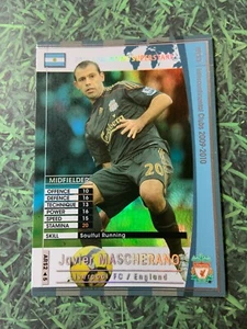 Panini WCCF 2009-10 Javier Mascherano Liverpool FC England Refractor card - Picture 1 of 2