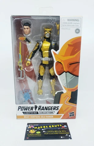 Power Rangers Lightning Collection Beast Morphers Gold Ranger 6"Figure- NEW Cover