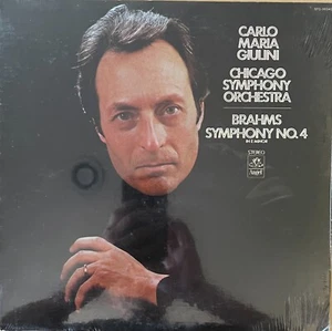 SEALED & MINT "Brahms: Symphony No. 4" LP Giulini 1970 Angel Stereo - Picture 1 of 2