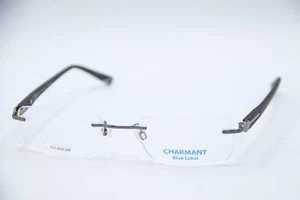 NEW CHARMANT BLUE LABEL CH10540 GREY AUTHENTIC DESIGNER EYEGLASSES 52-18 - Picture 1 of 4