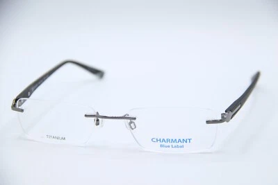 NEW CHARMANT BLUE LABEL CH10540 GREY AUTHENTIC DESIGNER EYEGLASSES 52-18 - Image 1 of 4