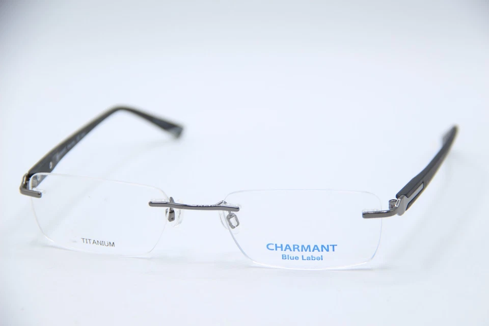 NEW CHARMANT BLUE LABEL CH10540 GREY AUTHENTIC DESIGNER EYEGLASSES 52-18 - Image 1 of 4
