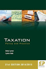 Lynne Oats Andy Lymer Taxation - Policy And Practice 2014/2015 (Tascabile)