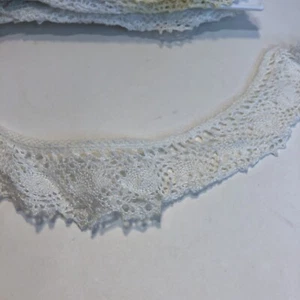 25 Yards Crochet Trim Cotton 2" wide Stained Edging St Louis Trimming - Picture 1 of 6