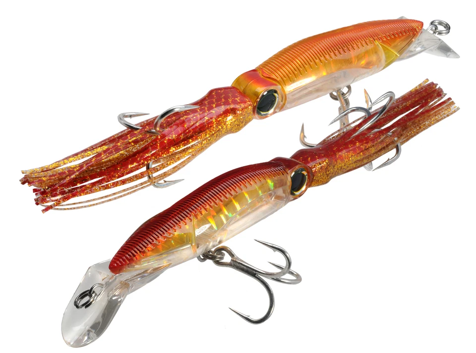 Yo-Zuri 3D Squirt плавающий дайвинг кальмар имитатор - тунец, дорадо и стриптизер приманка - Изображение 1 из 1