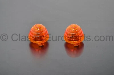 Juego de lentes indicador de giro Euro ámbar colmena para Porsche 356 B C SC Original SWF Foto 1 de 4