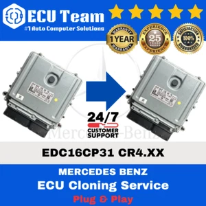 Mercedes Engine Computer Cloning Service ECU ECM EDC16CP31 CR4.XX 6Zyl Bosch - Picture 1 of 5
