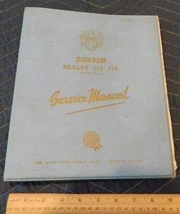 Fair Original Service Manual Scarce Austin Healey 100-6 BN4 Model Only - Picture 1 of 4