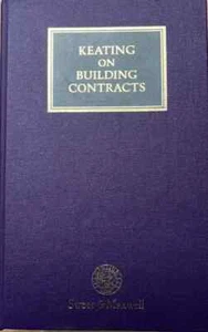 Keating on Building Contracts Sweet and Maxwell Ex LIBRARY - Foto 1 di 1
