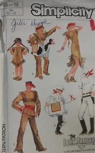 Disfraces Lone Ranger 7642 patrón de costura simplicidad vintage tallas juveniles y adultos - Imagen 1 de 2