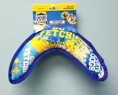 Juguete boomerang balístico de verano para perros deportivos flotadores chirridos Foto 1 de 2