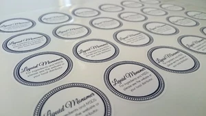 60mm Printed Round Stickers - Custom Logo labels - Postage labels - Personalised - Picture 1 of 4