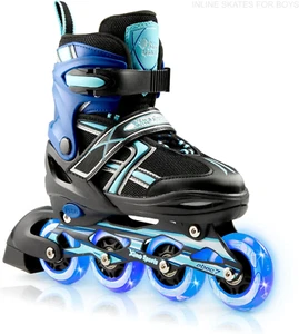 Xino Sports Kids Inline Skates for Girls & Boys - Adjustable Skates with LED Ill - Picture 1 of 12