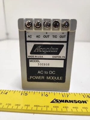 ACOPIAN 30EB08 30VDC 0.08A  Regulated Power Supply  - Image 1 of 3