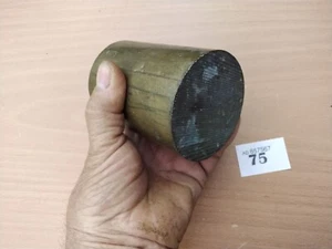 Brass solid Round Bar 3" dia x 4" long EX - MODEL ENGINEERS STOCK 4 kgs - Picture 1 of 7