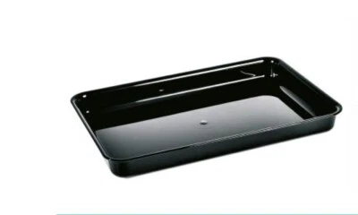 MAQA Vaschetta A5 bordo Stondato 29x44 cm, Vassoio banco macelleria salumeria in PMMA