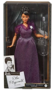 Muñeca Barbie coleccionable ELLA FITZGERALD GHT86 - Imagen 1 de 5