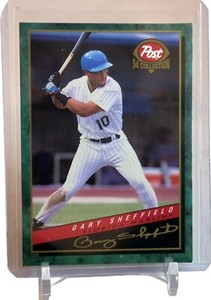 1994 Post Gary Sheffield Florida Marlins  Baseball Card #5 W/Top Loader