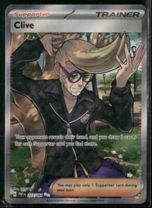 Pokemon Paldean Fates 227/091 Full Art - Clive - Picture 1 of 2