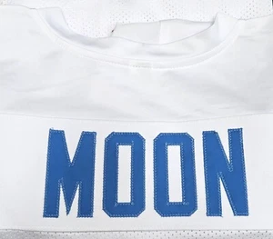 Camiseta de fútbol blanca autografiada/firmada Warren Moon HOF 06 Houston certificado de autenticidad JSA - Imagen 1 de 2