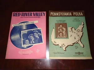 Andrew sisters sheet music Red River Valley Pennsyvania 1946 - Picture 1 of 2