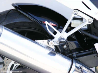 Fits Honda CB500 X 2013-2018  Matt  Black & Silver Rear Hugger by Powerbronze - Image 1 of 4