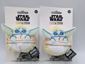 Baby Yoda The Child Grogu X 2 Plush Keychain Mandalorian Star Wars Disney Double - Picture 1 of 2