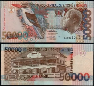 SAINT THOMAS & PRINCE 50000 DOBRAS (P68b) 1996 UNC - Bild 1 von 1