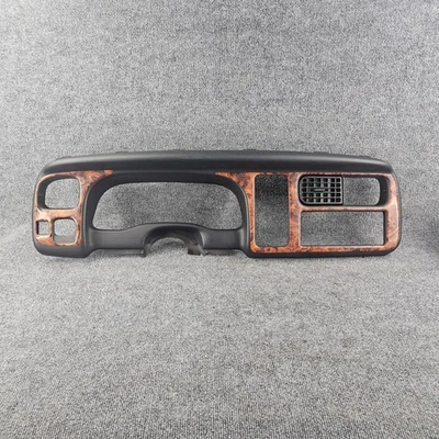 97-00 Dodge Durango, Dakota WOODGRAIN Speedomer Dash Gauge Cluster Bezel Vents - Image 1 of 4