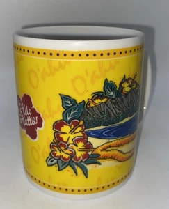 NUOVA tazza da caffè Hilo Hattie, The Store Of Hawaii, 2002 ceramica tropicale, souvenir - Foto 1 di 5