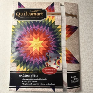 Quiltsmart 58in Lone Star Pattern Kit w/Jelly Roll - Picture 1 of 9