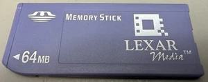 Lexar Media (Sony) Memory Stick 64MB With Packaging Fast Free Postage - Picture 1 of 4