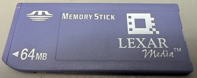 Lexar Media (Sony) Memory Stick 64MB With Packaging Fast Free Postage - Image 1 of 4