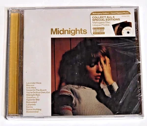 Taylor Swift SIGNED Midnights Mahogany CD Eras Autographed Photo Insert SEALED - Picture 1 of 3