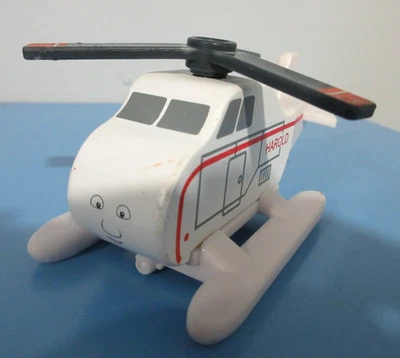Thomas Wooden Railway Harold The Helicopter 2012 tren tanque motor de colección Foto 1 de 4