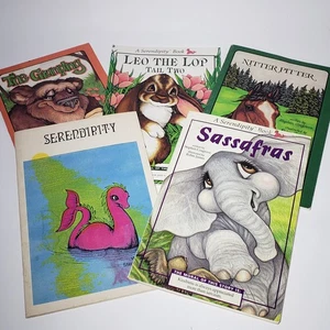 Lot of 5 Stephen Cosgrove Leo the Lop Tail Two Grumpling Nitter Pitter Sassafras - Imagen 1 de 23